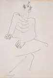 George Papazov, Character, ink on paper