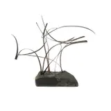 Vojin Bakić, Study for a Monument, cut copper plates based on a combination of stone and wax