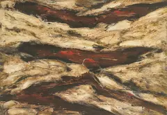 Kamenjar by Frano Šimunović, 1970-ih, ulje na platnu kaširano na šperploču, sold Jun 2025
