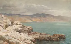 Branko Šenoa, Motiv s Kvarnera, 1910. - 1920., ulje na platnu