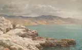 Branko Šenoa, Motiv s Kvarnera, 1910. - 1920., ulje na platnu