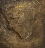Vojin Bakić, Ivan Goran Kovacic, brass foil on plaster glued to plywood