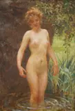 Vlaho Bukovac, Bathing
