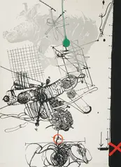 Vladimir Veličković, Animalia, 1969., serigrafija na papiru