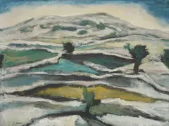 Međe by Frano Šimunović, ulje na platnu, sold Jun 2025