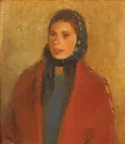 Vasilije Jordan, Portret sa rubcem