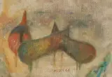 Motif from Dalmatia (Horses) by Zoran Mušič, 1966., oil on canvas, offered Jun 2025
