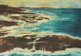 Marijan Kolesar, Plave nostalgije, 1980., ulje na platnu