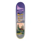 Alexandru Baciu, The Urban Protopixel, 2024, acrilic și goblen pe skate deck