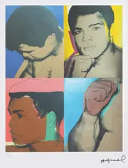 Andy Warhol, Muhammad Ali, cromolitografie offset