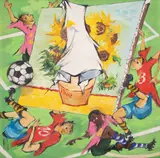 Mihai Gheorghe, World Cup '98, 1998, ulei pe pânză