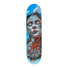 Flaviu Rouă, Rădăcini în cer, acrilic și airbrush pe skate deck