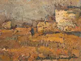 Rudolf Schweitzer–Cumpăna, Amiază dobrogeană, ulei pe carton