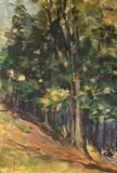 Iosif Rosenblut, Margine de pădure, guașă pe hârtie lipită pe carton