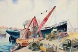 Carol Hübner, În port