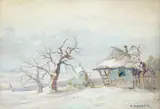 Iosif Steurer, Iarnă, ulei pe carton