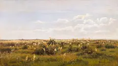 Hans Smidth, Peisaj din Iutlanda, ulei pe pânză