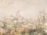 Gabriel Catrinescu, Primăvară, 1976, ulei pe carton