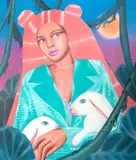 Ioana Băltan, Innocence, 2024, ulei pe pânză