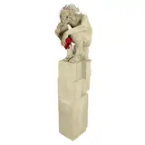 Paul Baraka Marat, Gargui 7, 2024, gips, material textil, spumă poliuretanică, polistiren, textură de ciment