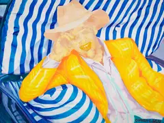 Nicolae Comănescu, Untitled (din seria Wrong Paintings), 2007, acrilic pe pânză