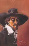 Radu Darânga, Muschetar, 1991, ulei pe pânză lipită pe carton