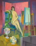 Spiru Chintilă, Nud în atelier