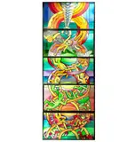 Irlo, Jacob's Ladder, 2024, pigmenti nitro pe plexiglass