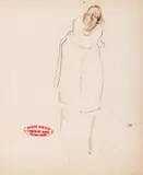 Corneliu Baba, Arlechin, ceracolor pe hârtie
