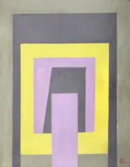 Vasile Dobrian, Poezie, 1975, ulei pe pânză