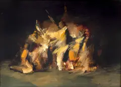 Alchimie by Mircea Ciobanu, ulei pe pânză, offered May 2025