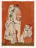 Samy Briss, Familie de circari, cromolitografie