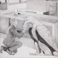Dan Beudean, Untitled, creion pe hârtie
