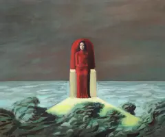 Crăița by Sabin Bălașa, 1977, ulei pe pânză, sold May 2025