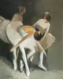 Corneliu Ionescu, Balerine, ulei pe pânză