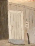 Val Gheorghiu, Poartă, ulei pe carton