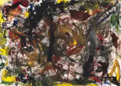 Aurel Cojan, Compoziție III, 1995, ulei pe pânză