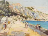 Rudolf Négely, Promenadă în Dalmația, 1923, ulei pe pânză