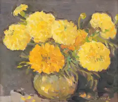 Dimitrie Știubei, Crăițe, 1974, ulei pe lemn