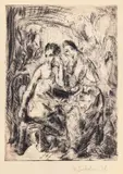 Lux, calm și voluptate by Wanda Sachelarie Vladimirescu, acvaforte și gravură cu acul, sold Apr 2025
