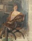 Josef Engelhart, Portret de doamnă