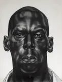 Remus Grecu, Myron (Silent Face), 2010-2011, creion pe hârtie