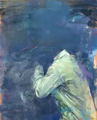 Iulian Iftodiu, Searching for Meaning, 2023, ulei pe pânză