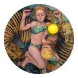 Adelina Gavrilă, Solar (II), 2024, ulei pe pânză