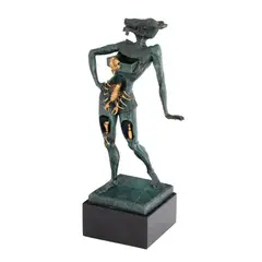 Salvador Dalí, Le Minotaure, bronz turnat în maniera cerii pierdute
