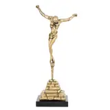 Christ by Salvador Dalí, bronz aurit, offered Apr 2025