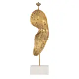 Timpul în a patra dimensiune by Salvador Dalí, bronz aurit, sold Apr 2025