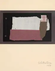 Geta Brătescu, Cahier, 1984, colaj