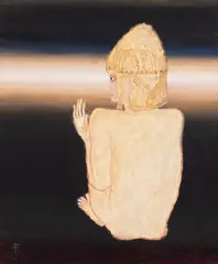 Paula Ribariu, Civilizație antică, 1999, ulei pe pânză