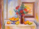 Simeon Nikolov, Interior from the artist's house, 2020, oil on canvas